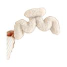 Presilha De Cabelo De Pelúcia De Inverno Com Pelo Sintético, Grampos De Cabelo De Acrílico, Presilha
