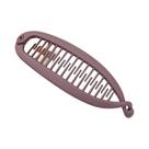 Presilha De Cabelo Feminina Fosca Em Formato De Peixe, Tipo Banana, Para Rabo De Cavalo, Acessório