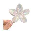 Presilha De Cabelo Feminina Leve De Acrílico Com Gradiente a Laser E Flor, Acessório De Cabelo Tipo Presilha De Cabelo Feminina Leve De Acrílico Com Gradiente a Laser E Flor, Acessório De Cabelo Tipo