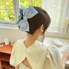 Presilha De Cabelo Super Grande Com Laço Para Mulheres, Acessório De Cabelo Fofo E De Alta Qualidade