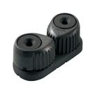 Presilha de câmera Ronstan C-Cleat preta média com base preta