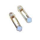 Presilha Finger Tips Dourada com Trevo e Strass - kit 2 unidades