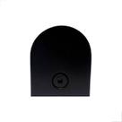Presilha GR08 Para Vidro 8 MM Tubo 2 Polegadas - Preto