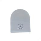 Presilha GR08P Para Vidro 8 MM Base Reta Branco Kit 10Uni