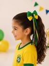 Presilha para Cabelo Copa do Mundo com Laço