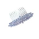 Presilha Pente Flor com Zircônias Brilhantes -
