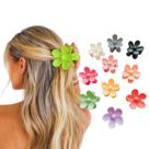 Presilha Piranha De Cabelo Flor Grande Blogueira Verão Style