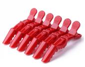 Presilha Prendedor De Cabelo Clips Tipo Bico De Pato Jacaré Crocodilo com 12 unidades