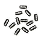 Presilha Tic Tac Para Aplique, Peruca 10un Preto resistente