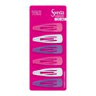 Presilha Tic Tac Sveda Hair Sortido Tamanho Grande 6 Unidades