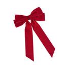 Presilhas De Cabelo De Veludo Com Laço Para Meninas, Acessórios De Festa De Natal, Presilhas De