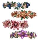 Presilhas de cabelo Lizzie Kay Luxurious Flower Metal x4