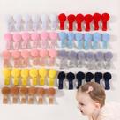 Presilhas Infantil Pompom Bico de Pato Laço Grampos de Cabelo Bebê Presilhas Infantil Pompom Bico de Pato Laço Grampos de Cabelo Bebê