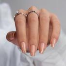 Press on Nails Bartbox Gold Rose French Tips for Women