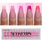 Press On Nails Bartbox Nails XCOATTIPS Pink French Tip Press On Nails Bartbox Nails XCOATTIPS Pink French Tip