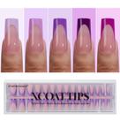 Press On Nails Bartbox Nails XCOATTIPS Purple French Tip Press On Nails Bartbox Nails XCOATTIPS Purple French Tip