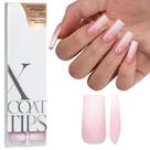 Press on Nails battbox nails XCOATTIPS Ombre Pink White 150 unidades Press on Nails battbox nails XCOATTIPS Ombre Pink White 150 unidades