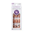 Press-On Nails Impress As It Was”, sem cola, tamanho médio