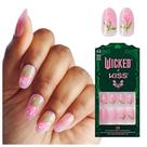Press On Nails KISS WICKED X KISS 'Bloom in Land' rosa médio