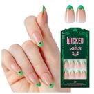 Press On Nails KISS WICKED X KISS 'Thrillifying! ' Amêndoa verde