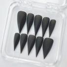 Press On Nails Putysenxi feito à mão, polido, reutilizável com caixa