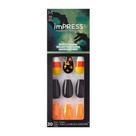 Pressione Manicure KISS ImPress Halloween Nails Black Wand Pressione Manicure KISS ImPress Halloween Nails Black Wand