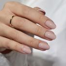Pressione nas unhas Battbox Soft Gel Oval Taro Milkshake
