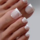 Pressione nas unhas dos pés Battbox Lamp-Curable Real Square French