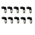 Pressione o cotovelo pneumático para conectar o encaixe do tubo VETLEY de 1/8" Pressione o cotovelo pneumático para conectar o encaixe do tubo VETLEY de 1/8"