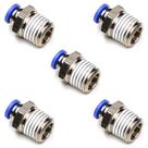 Pressione para conectar a rosca macho CEKER de 4 mm a 1/4 NPT