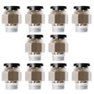 Pressione para conectar o encaixe Beduan 5/16 Tube OD x 3/8 NPT macho