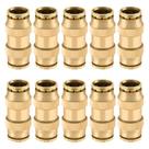 Pressione para conectar os acessórios Boeray Brass Union 5/8 polegadas, 10 unidades Pressione para conectar os acessórios Boeray Brass Union 5/8 polegadas, 10 unidades