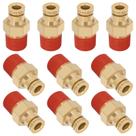 Pressione para conectar os acessórios Boeray Brass Union Straight 10 unidades