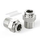 Pressione para conectar os acessórios TAILONZ PNEUMATIC 304 em aço inoxidável
