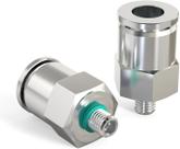 Pressione para conectar os acessórios TAILONZ PNEUMATIC 304 em aço inoxidável