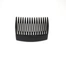 Preto Pente Tartaruga De Acetato De 15 Dentes 5,0 X 2,5 Cm