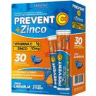 Prevent Vitamina C + Zinco 10mg Efervescente 30 Comprimidos Prevent Pharma