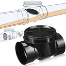 Preventor de refluxo de drenagem de válvula de retorno Tondiamo 3cm ABS Preventor de refluxo de drenagem de válvula de retorno Tondiamo 3cm ABS