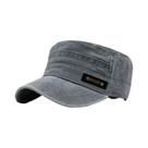 Primavera Verão E Outono Mens New Lavável Algodão Flat Top Sun Proof Militar Cap
