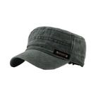 Primavera Verão E Outono Mens New Lavável Algodão Flat Top Sun Proof Militar Cap
