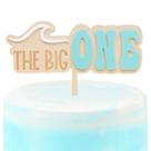 Primeiro aniversário do Cake Topper Jissoo The Big One Wooden Wave