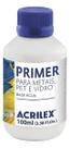 Primer ACRILEX Para Metais Pet Vidro 100ml - 18910