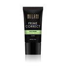 Primer facial Milani Prime Correct corrige a vermelhidão 25 ml vegano