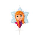 Princesa Anna Vela de Aniversário Frozen - Silver Festas - Silverplastic