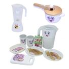 Princesa Cozinha Jantar Menina Air Fryer Brinquedo Bolo 14pç