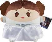Princesa de pelúcia Leia Cuutopia Star Wars 25 cm Mattel