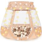 Princess Tent Crayline Pop Up com luz estelar para menina de 1 a 3 anos