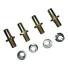 Prisioneiro coroa com porca titan 99 titan 2000 kit 4pcs