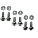 Prisioneiro coroa nxr 125 bros nxr 150 bros - xr 250 tornado c/ porcas kit
