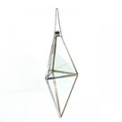 Prisma DÁgua Feng Shui Gota em Vidro e Metal 14 Cm
